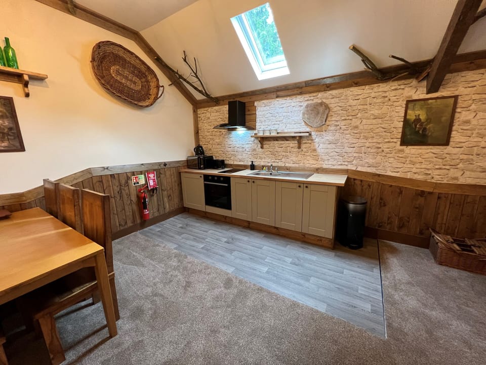 Deluxe Apartment | Private kitchen | Fridge, electric kettle