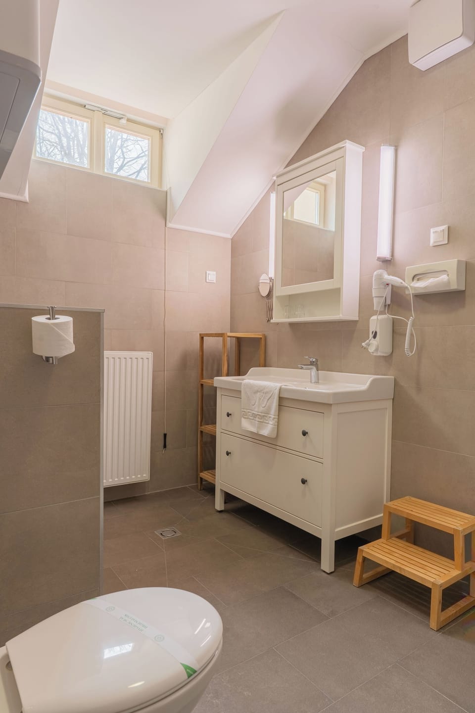 Deluxe Double Room | Bathroom | Shower, hair dryer, towels