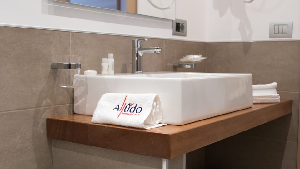 Classic Double Room | Bathroom | Shower, rainfall showerhead, free toiletries, hair dryer