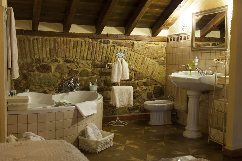Suite (N2) | Bathroom | Shower, free toiletries, bidet, towels