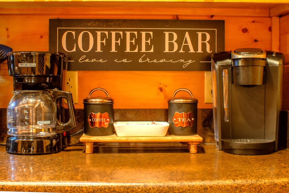 Drip coffee or k-cups? Both machines are available! 