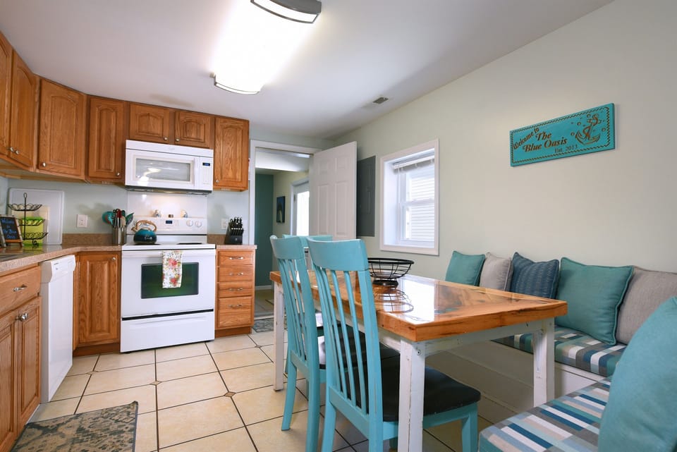 Kitchen and dining area