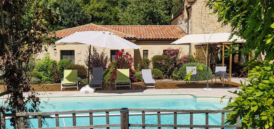 Pool and villa