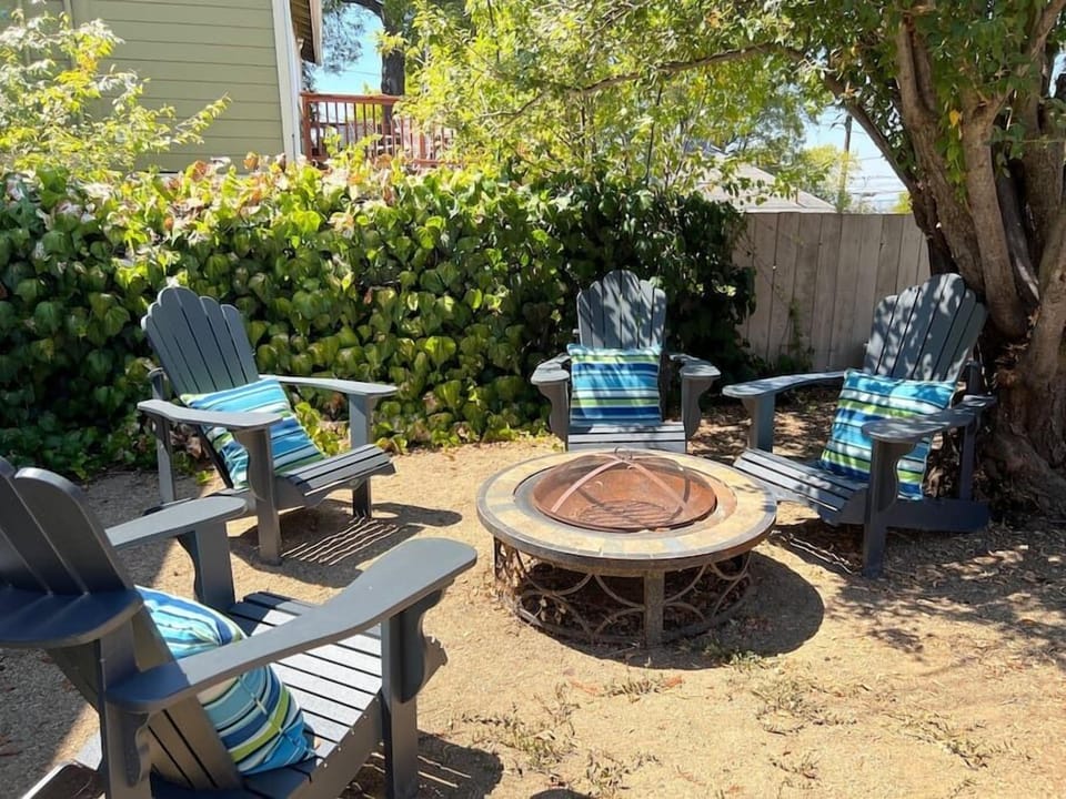 Shared outdoor sitting area