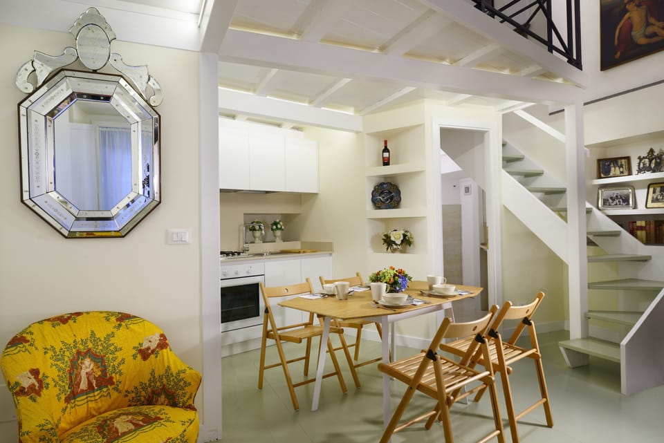 Kitchen equipped with Microwave, Dishwasher, Washing Machine, toaster kettle ...
