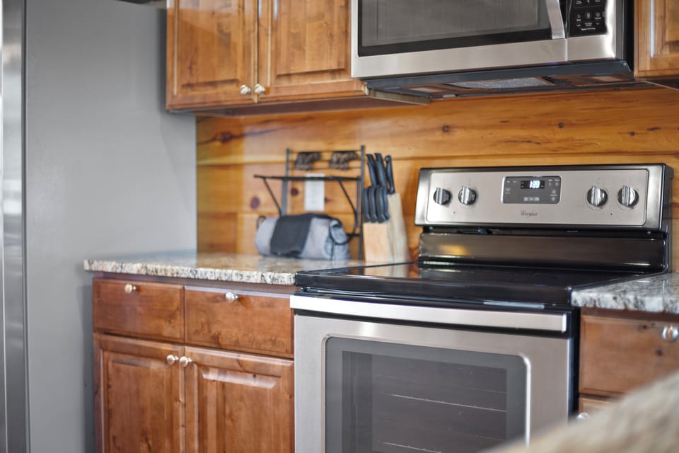 large beautiful cooking space