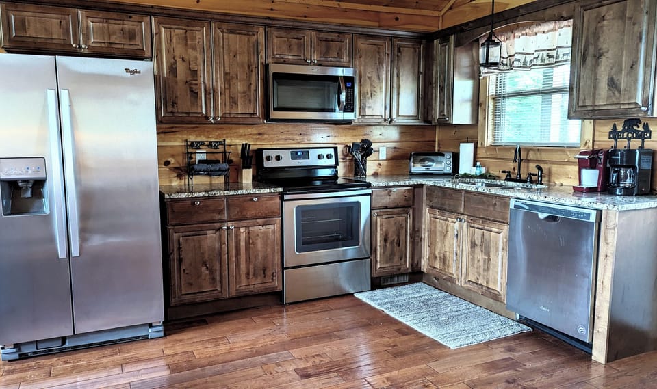 well equiped kitchen