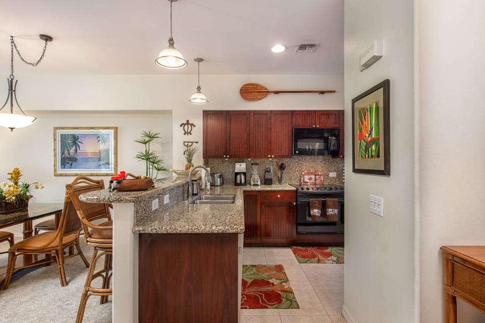 Fully equipped kitchen