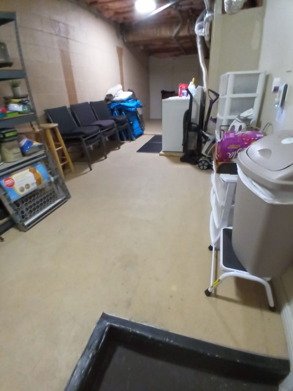 Storage/utility Room. Washer and Dryer.