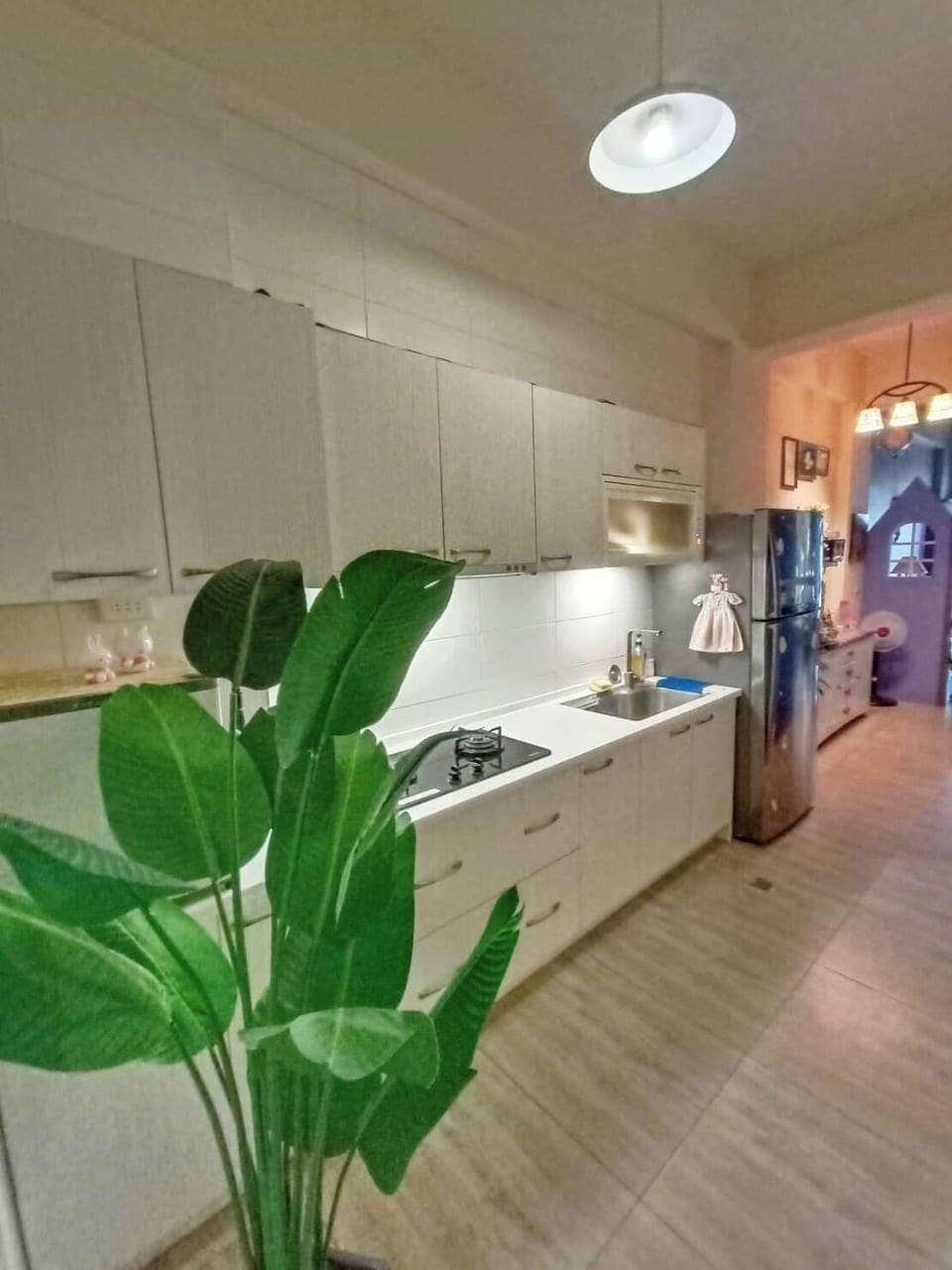 Shared fridge, electric kettle
