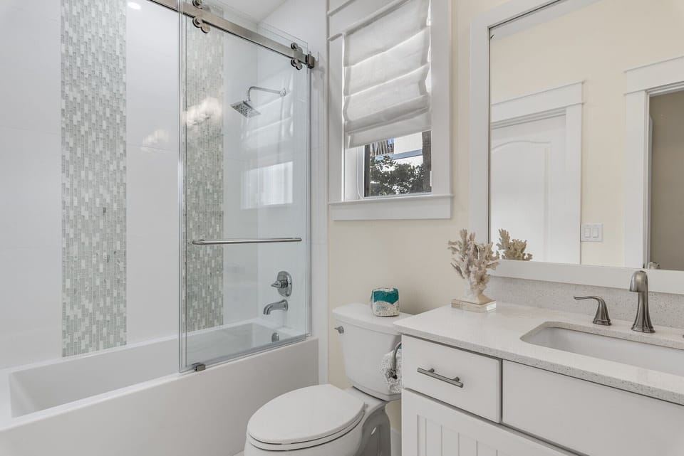 First floor full bathroom