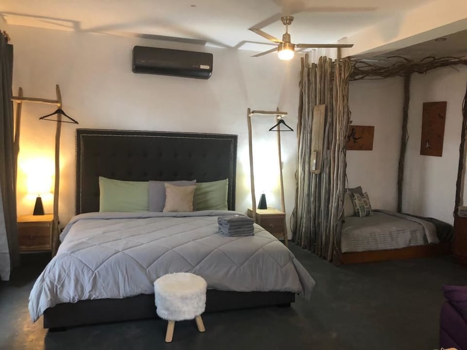 Deluxe Double Room, 1 King Bed, Poolside | Individually decorated, blackout drapes, iron/ironing board, free WiFi