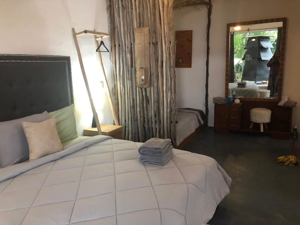 Deluxe Double Room, 1 King Bed, Poolside | Individually decorated, blackout drapes, iron/ironing board, free WiFi