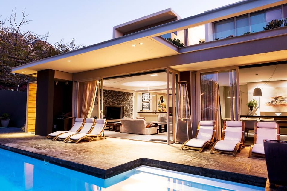 Front of property - evening/night