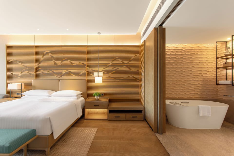 Suite, 1 Bedroom, Garden View | Bathroom | Deep soaking tub, rainfall showerhead, free toiletries, hair dryer