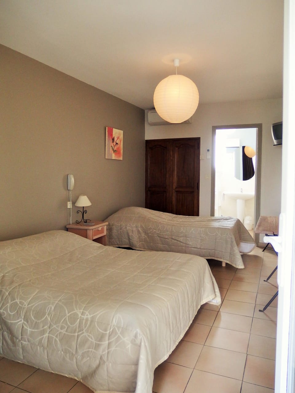 Individually decorated, individually furnished, desk, blackout drapes