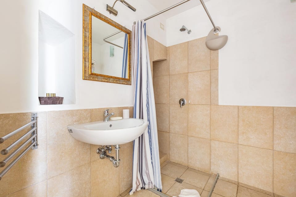 Standard Double Room, 1 Queen Bed | Bathroom | Shower, rainfall showerhead, free toiletries, hair dryer