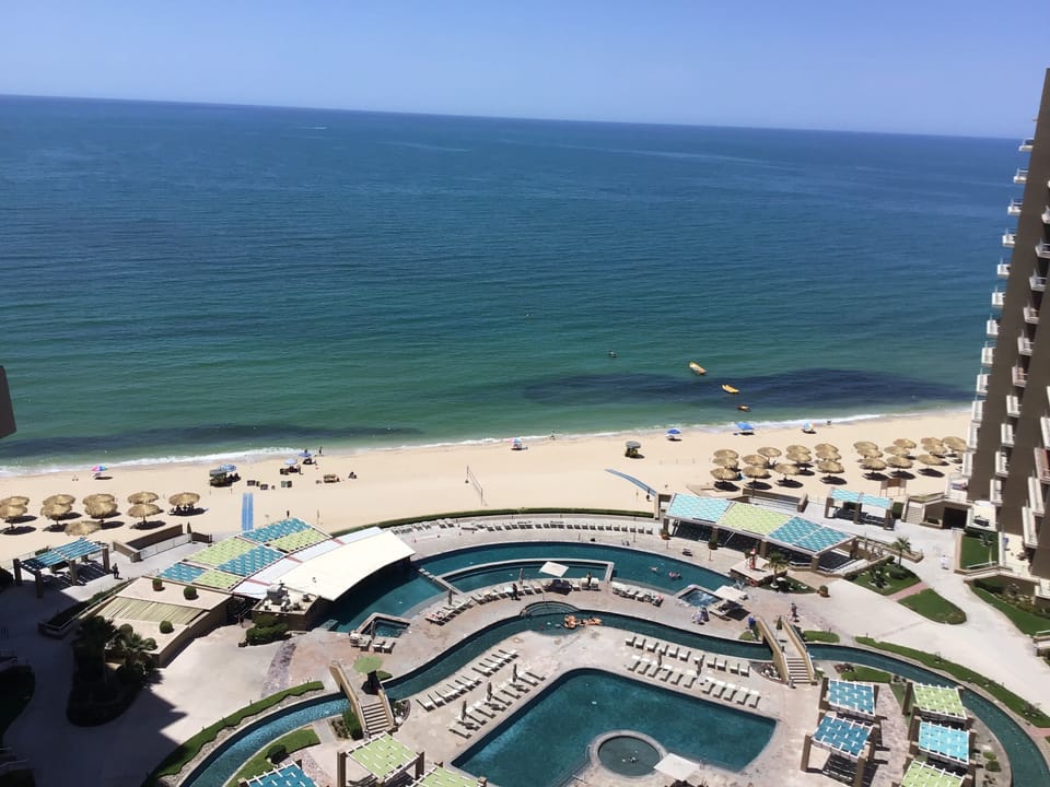 Beach view from patio