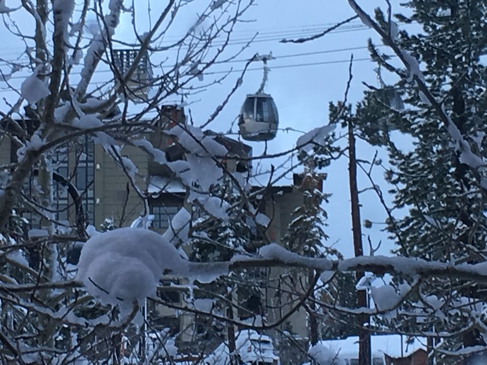 View the Village Gondola from the Master bedroom