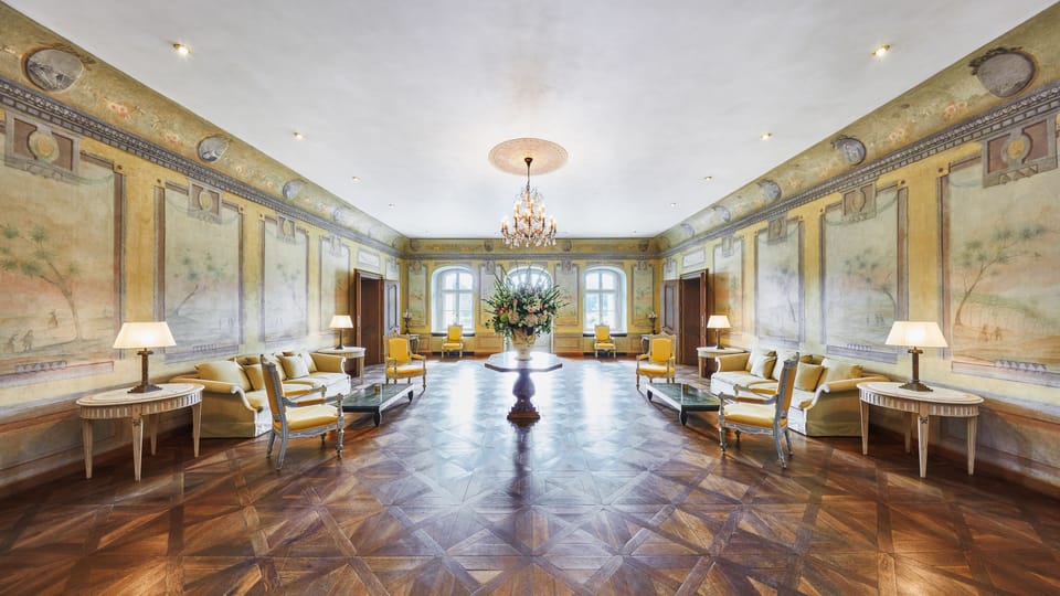 Lobby sitting area
