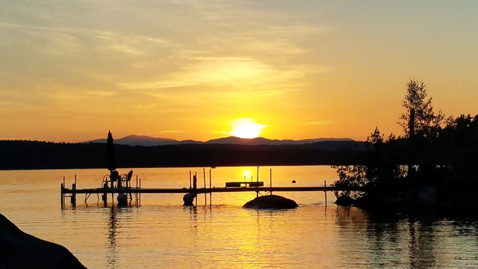 Just another evening at the lake.
