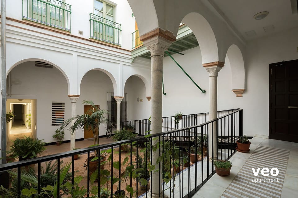 The apartment forms part of a Casa Palacio.