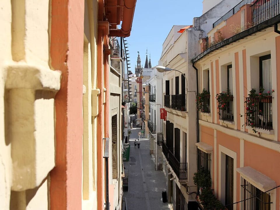View from the living room window. La Giralda is in the background - veoapartment