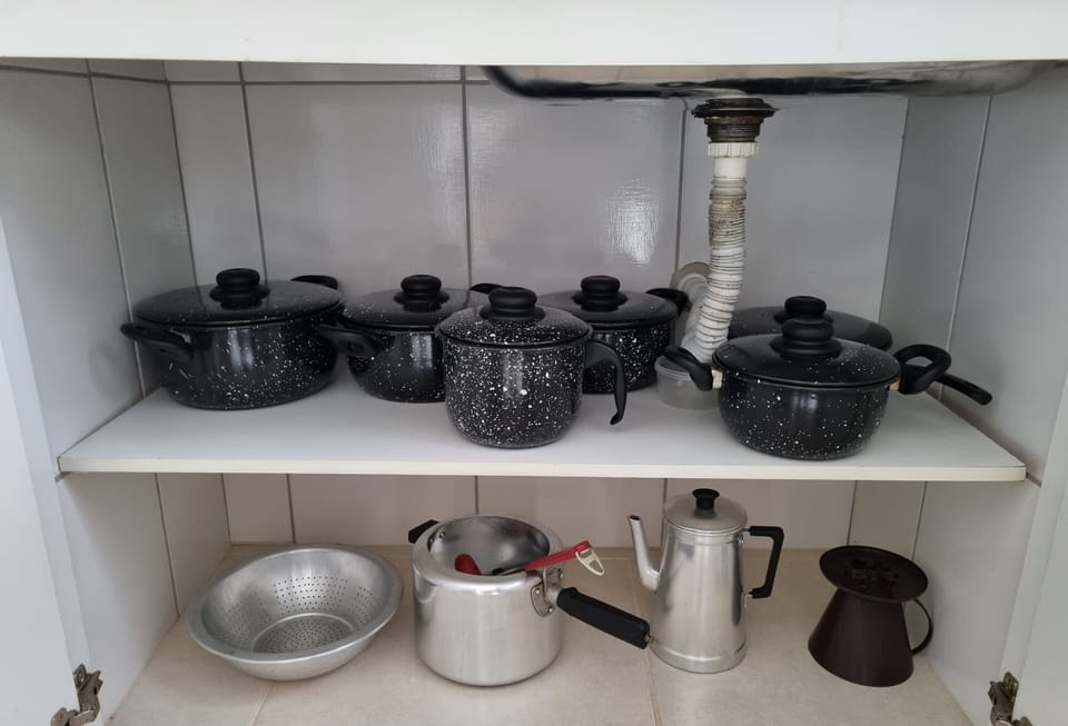 Apartment | Private kitchen | Fridge, microwave, oven, cookware/dishes/utensils