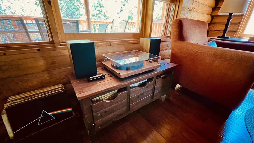 Vinyl record player