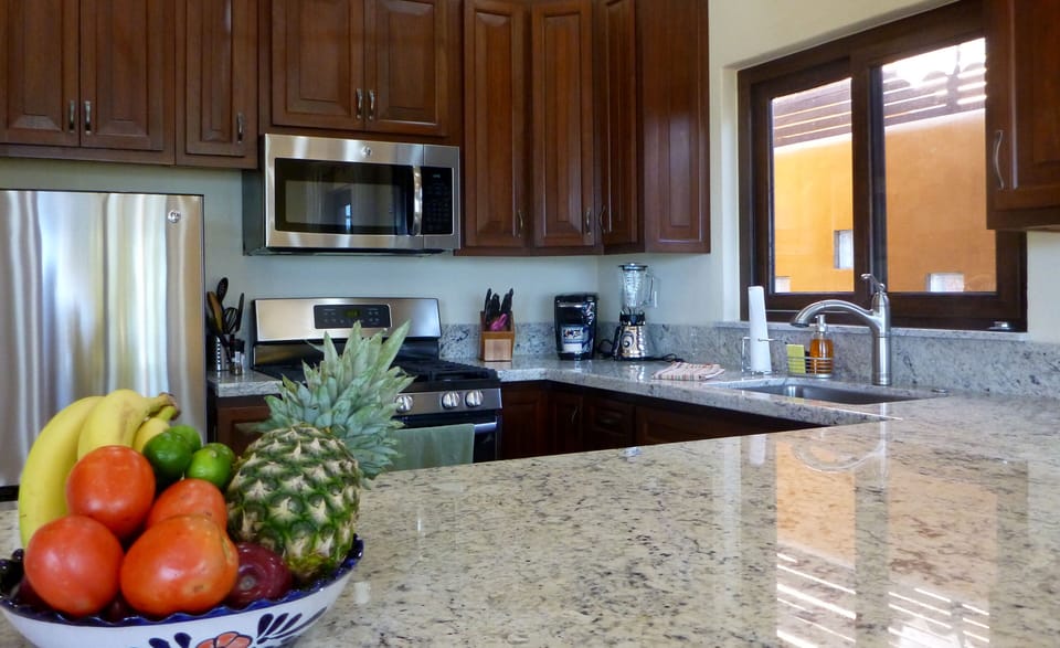 Fully equipped Kitchen with granite countertops