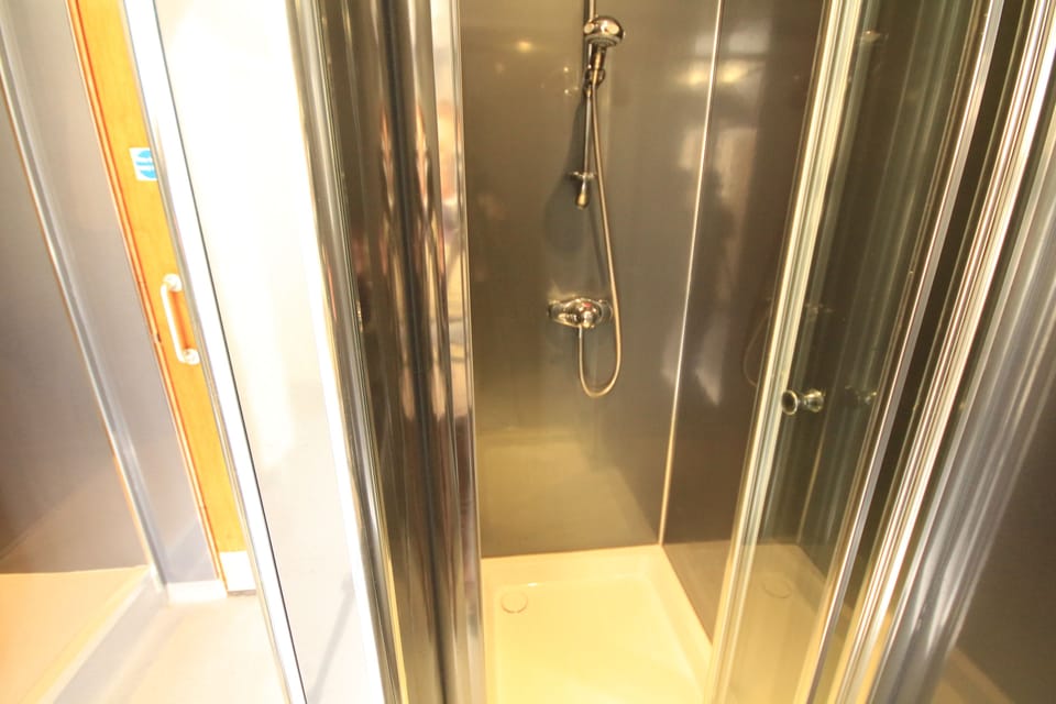 Shower, toilet paper