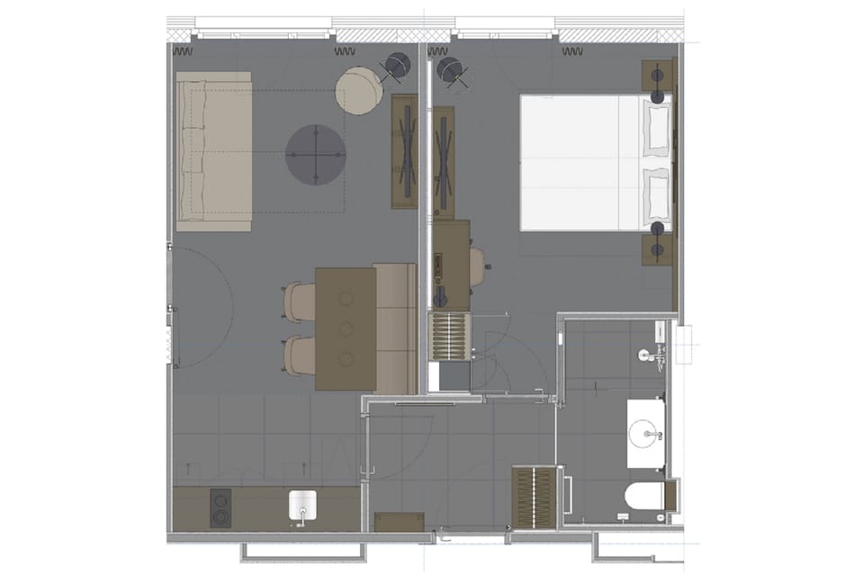 Acasa Suite with kitchen | Floor plan