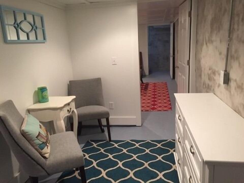 Basement Bedroom 1 - Looking back into Basement Living Room