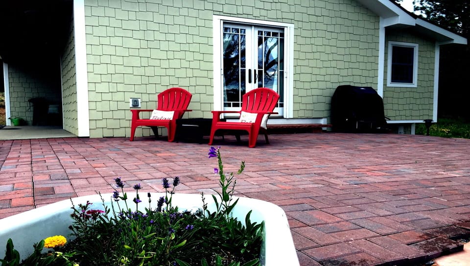 Patio off the bedroom