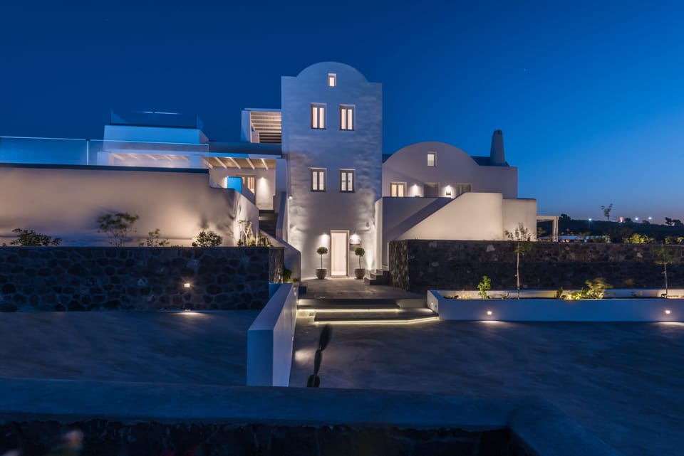 Front of property - evening/night
