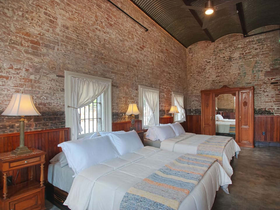 Double Room, 2 Queen Beds, Non Smoking, Private Bathroom | Hypo-allergenic bedding available, iron/ironing board, WiFi (free)