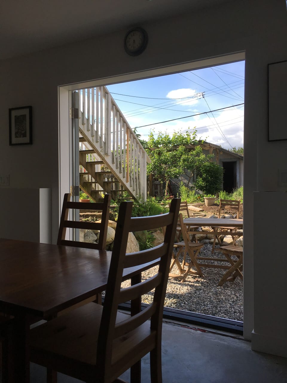 beautiful day to open the dining room doors
