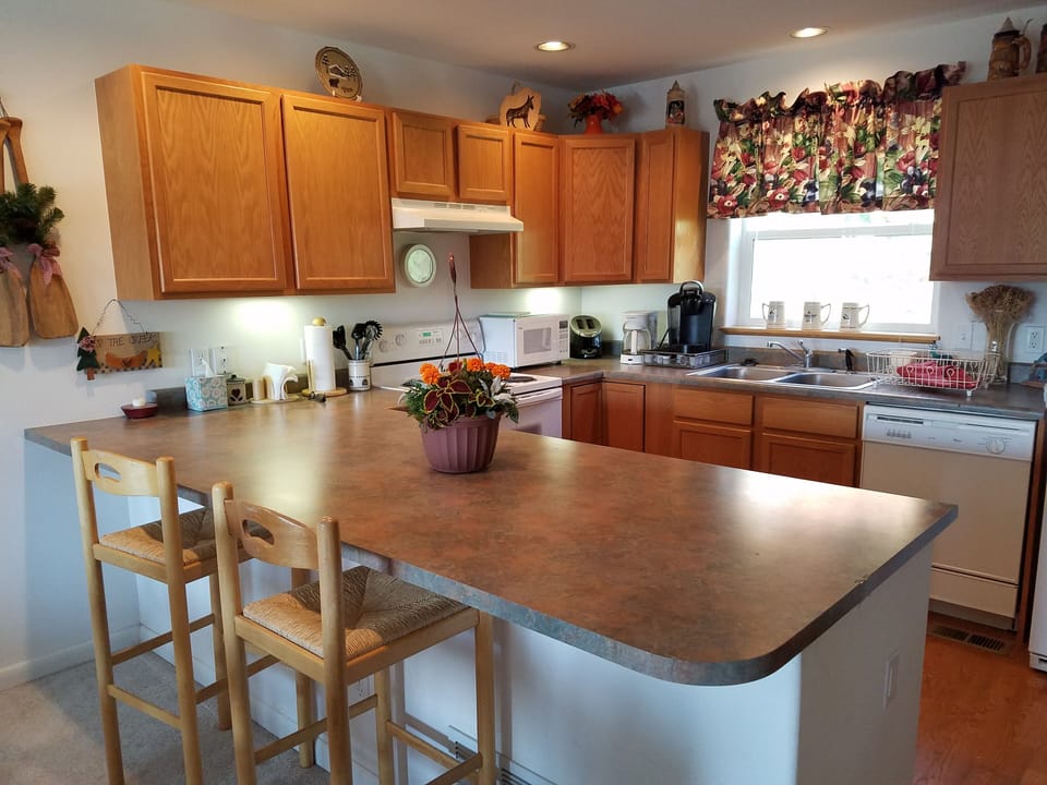 Fully stocked Kitchen for cooking

