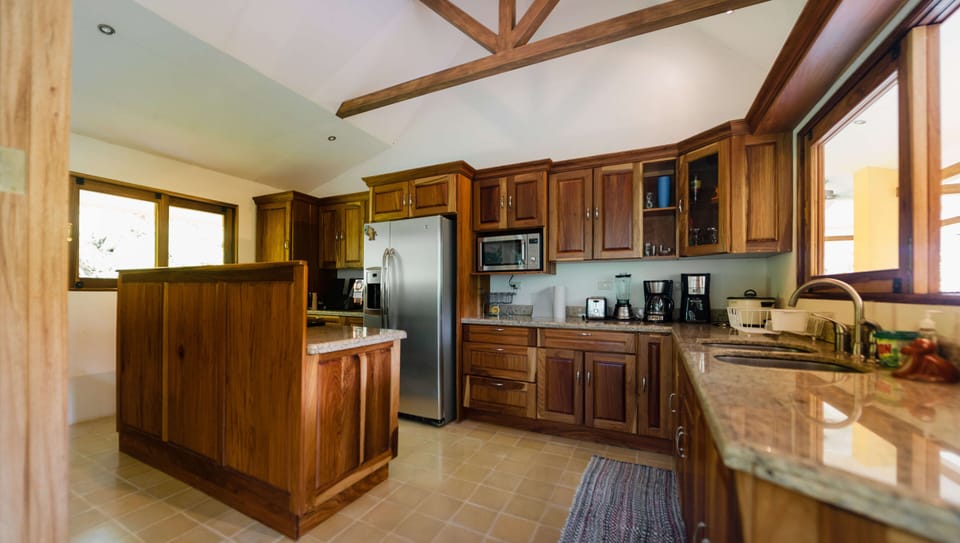 The Modern Kitchen with all the amenities. We have the best and cleanest cooks!