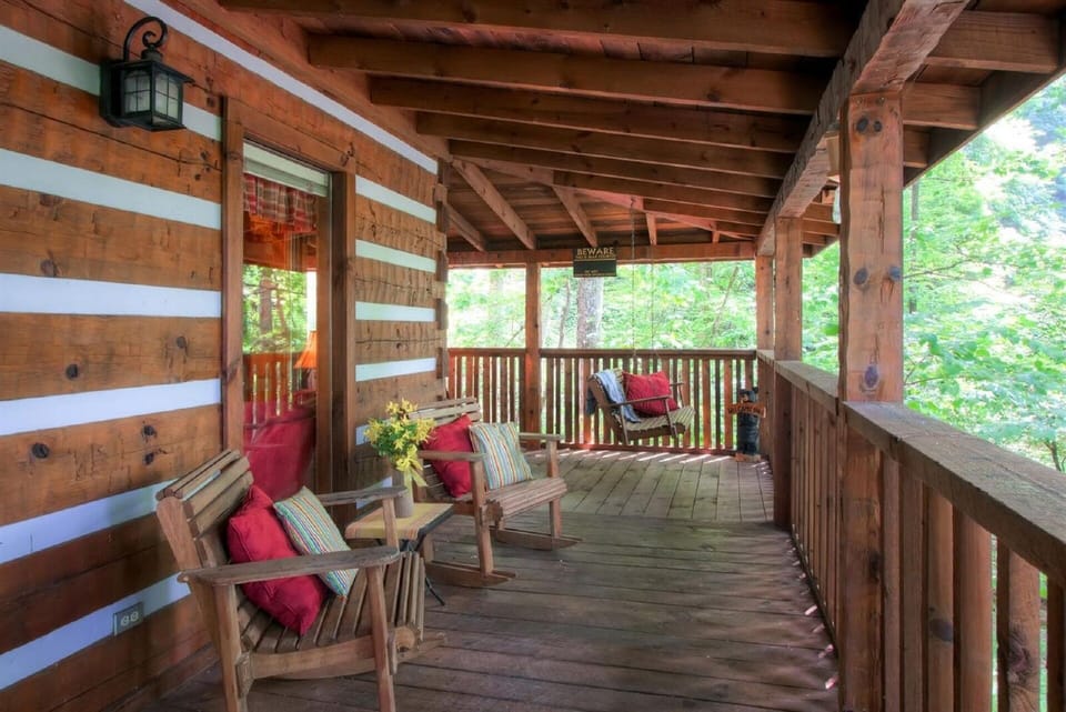 Enjoy your morning coffee relaxing on the large wraparound covered deck.