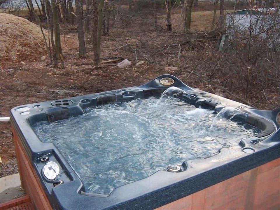 Relax In The Seven Person Hot Tub