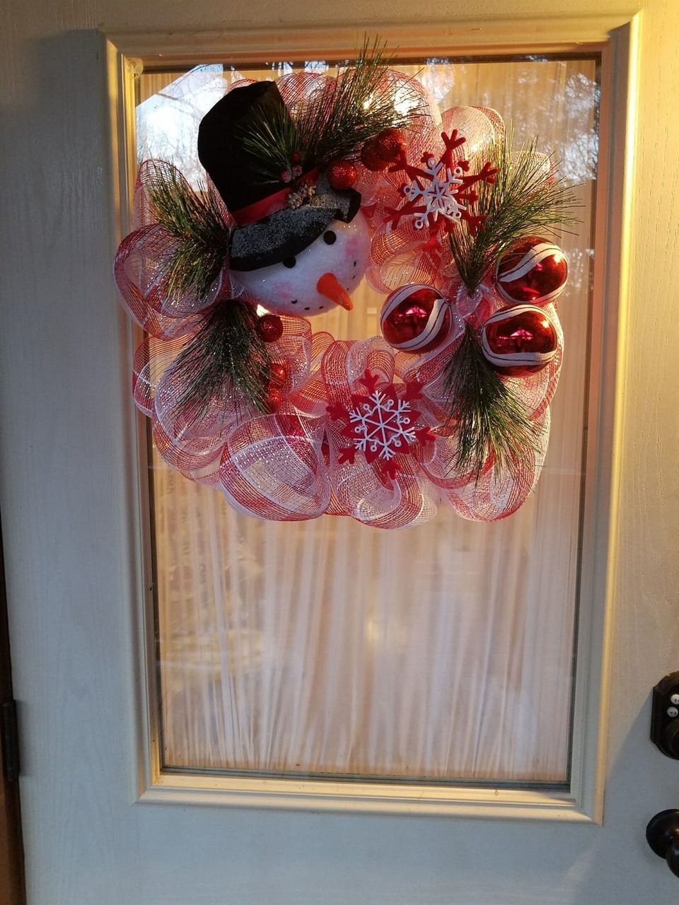 Christmas décor in December