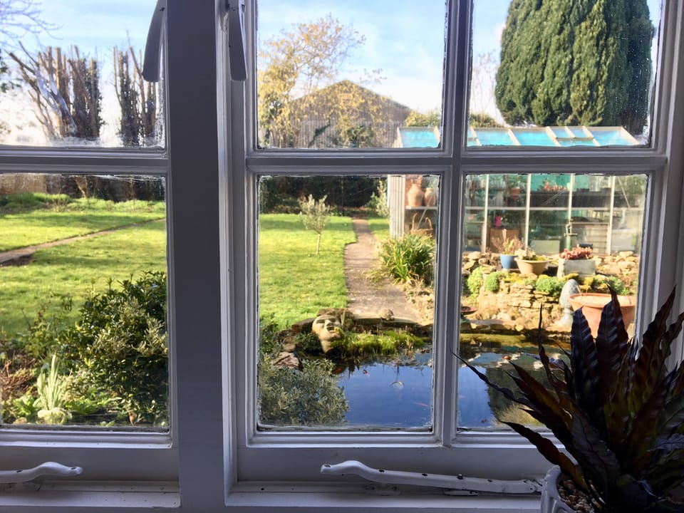 View from sitting room 