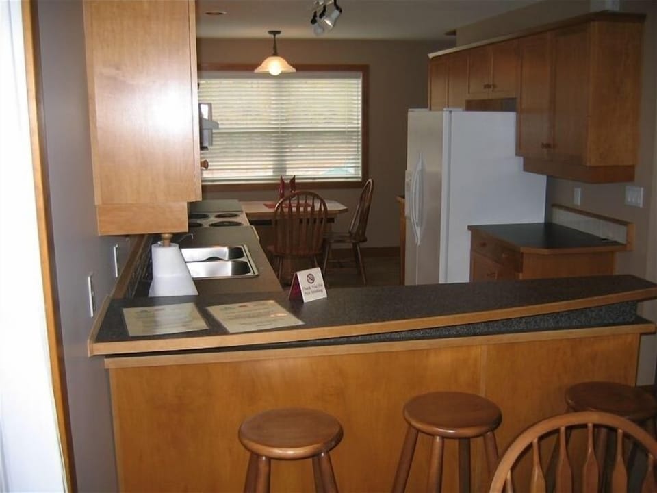 Kitchen in the upper unit