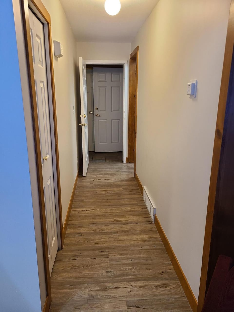 Lower level hallway