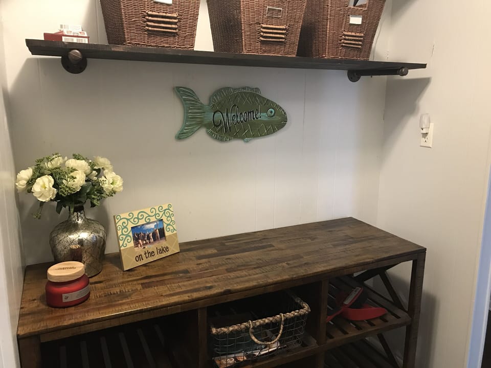 Mud room area