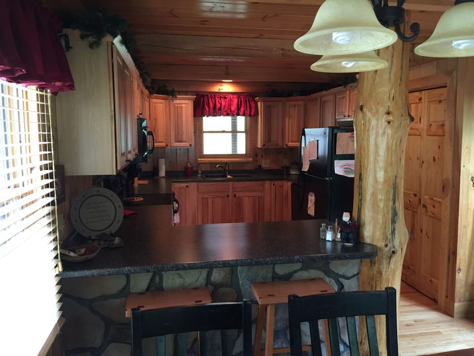 Kitchen and dining area