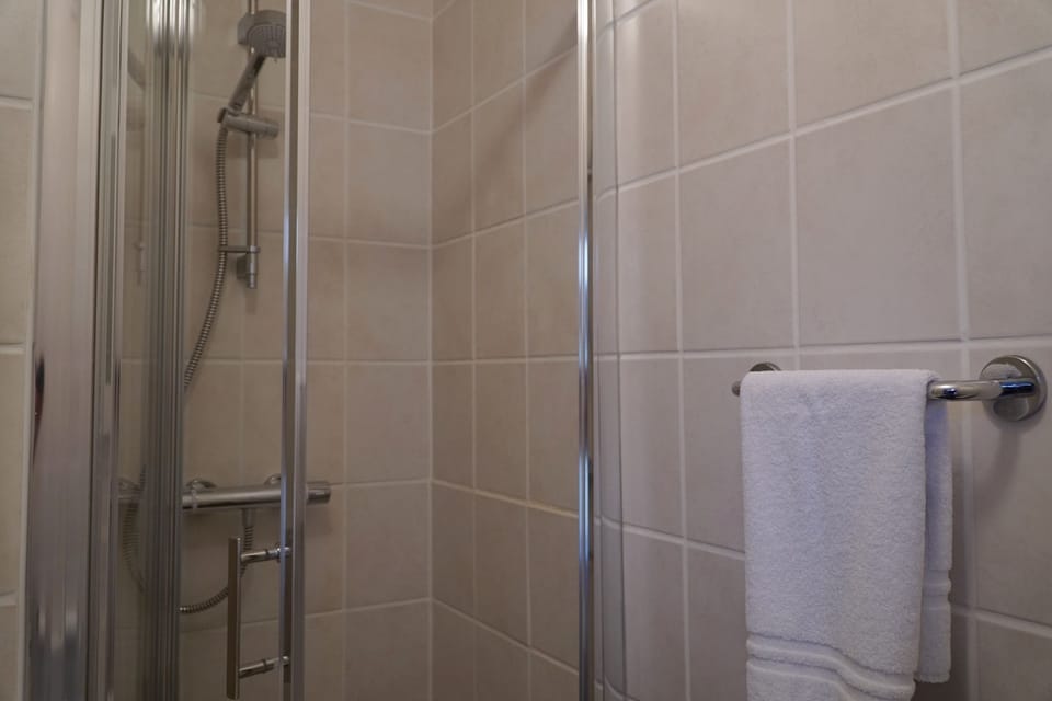 Standard Single Room | Bathroom | Shower, rainfall showerhead, free toiletries, hair dryer