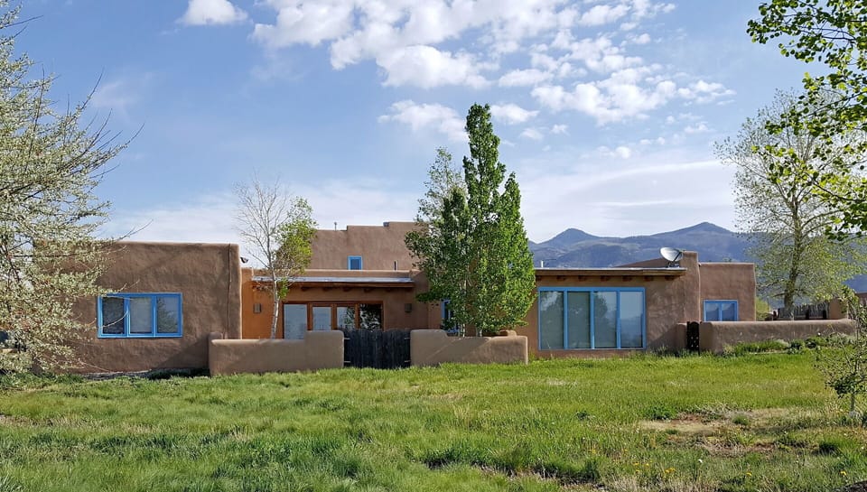South side of Casa showing Courtyard and Patio