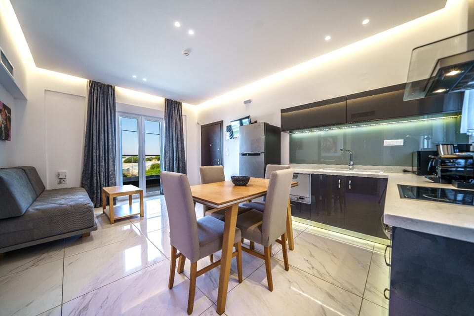 Executive One Bedroom Triple Suite | Emmanouela | Premium bedding, in-room safe, blackout drapes, soundproofing